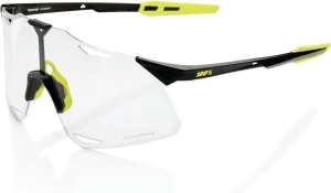 100% HYPERCRAFT Sport Performance Frameless Sunglasses (Gloss Black - Photochromic Lens)