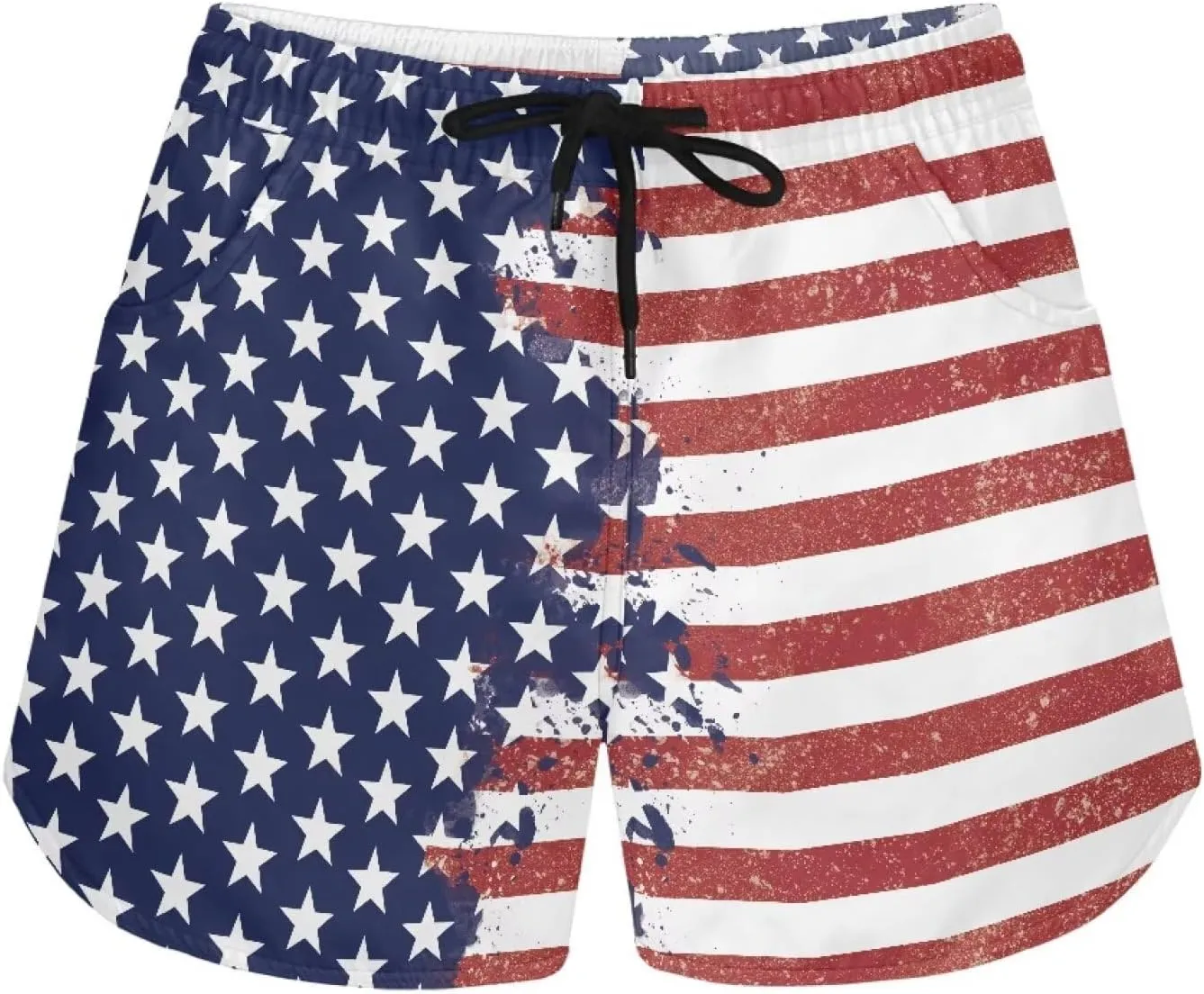 AFPANQZ Women Casual Shorts with Pockets Flat Front Hot Pants Running Yoga Breechcloth