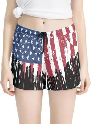 AFPANQZ Women Casual Shorts with Pockets Flat Front Hot Pants Running Yoga Breechcloth