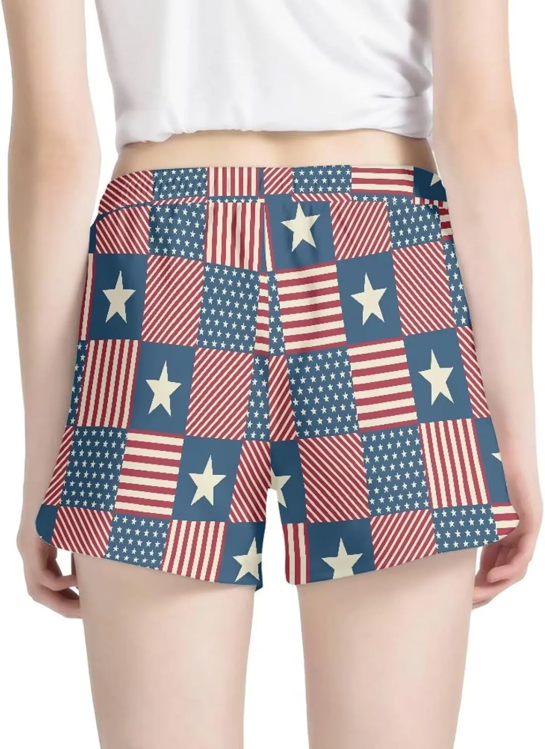 AFPANQZ Women Casual Shorts with Pockets Flat Front Hot Pants Running Yoga Breechcloth