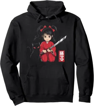 Anime Girl Japanese Aesthetic Kawaii Manga Otaku Gift Pullover Hoodie
