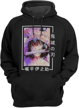 Anime Hoodie, Manga Hoodie, Japan Anime Hoodies, Anime Character Hooded, Japanese Anime Cosplay, Otaku Anime Merch Gift, Anime Graphic streetwear for Kids, Men, Women B-32 Black