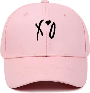 Baseball Cap, Hip Hop Stylish Trucker Hat for Men & Women, XO Embroidered Adjustable Streetwear Cap for Casual & Outdoor Wear