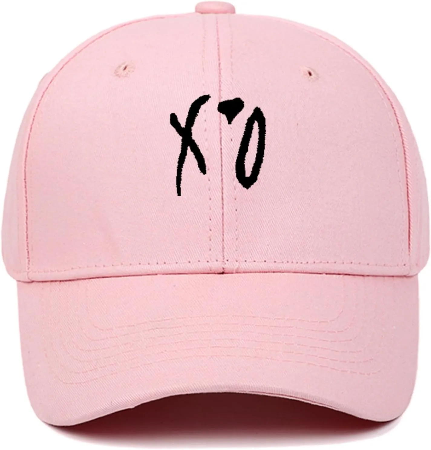 Baseball Cap, Hip Hop Stylish Trucker Hat for Men & Women, XO Embroidered Adjustable Streetwear Cap for Casual & Outdoor Wear
