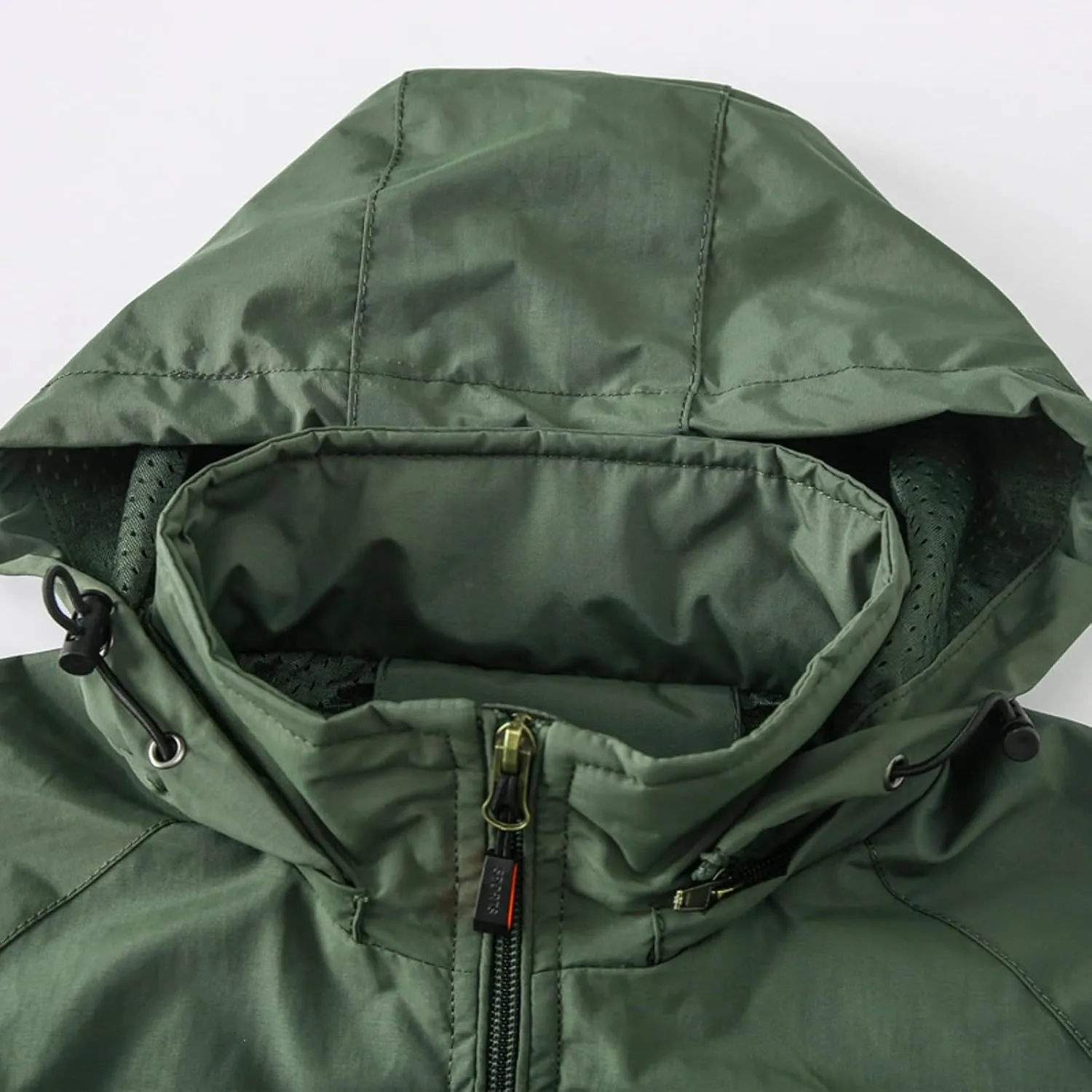 Baseball Clothes Rain Jacket for Men Lightweight Sport Jackets Mountain Hooded Coat Fall Hiking Fishing Coats