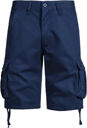 Bermuda Shorts for Men Cargo High Waist Shorts Casual Stretch Summer Baggy Joggers Hiking Short Pants with Pockets
