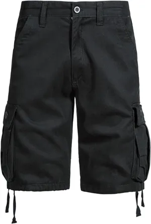 Bermuda Shorts for Men Cargo High Waist Shorts Casual Stretch Summer Baggy Joggers Hiking Short Pants with Pockets