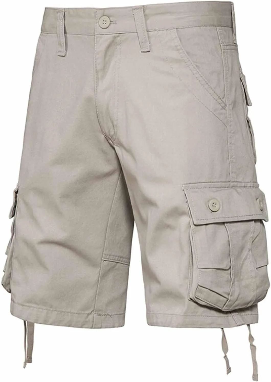 Bermuda Shorts for Men Cargo High Waist Shorts Casual Stretch Summer Baggy Joggers Hiking Short Pants with Pockets
