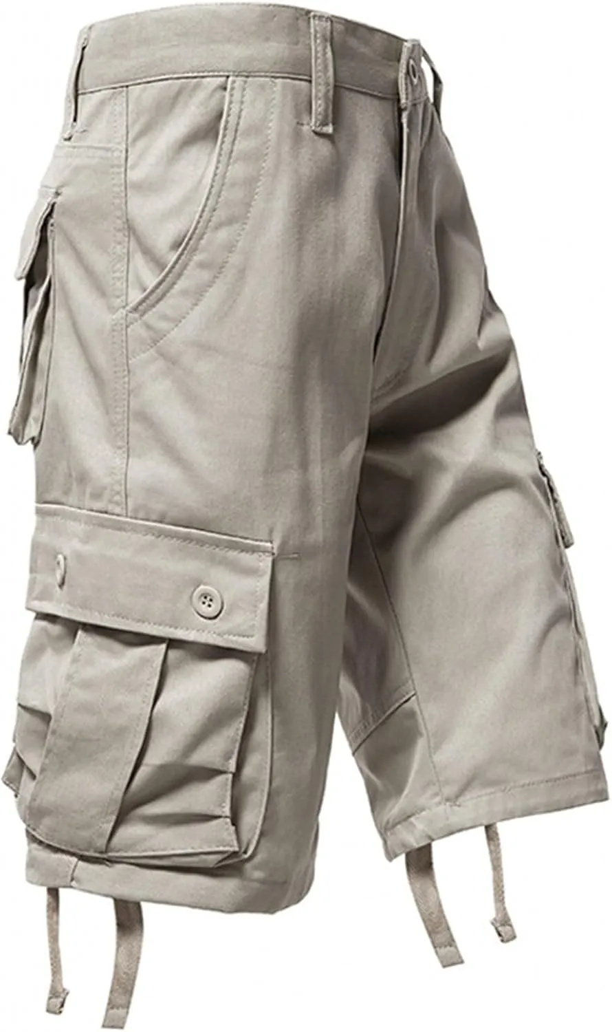 Bermuda Shorts for Men Cargo High Waist Shorts Casual Stretch Summer Baggy Joggers Hiking Short Pants with Pockets