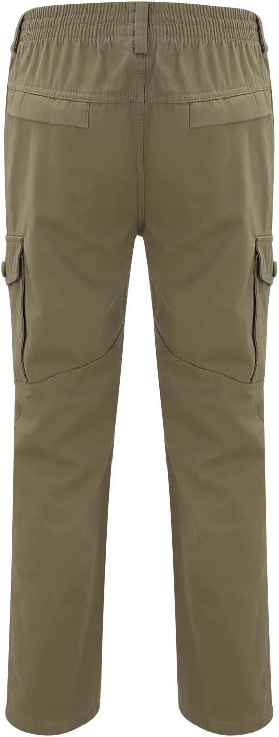 Cargo Pant Men's Casual Waisted Multi Pocket Solid Color Pants Street Bib Pants Men's Bib Pants Pantalones para Trabajo