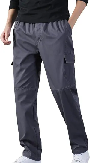 Cargo Pant Men's Casual Waisted Multi Pocket Solid Color Pants Street Bib Pants Men's Bib Pants Pantalones para Trabajo
