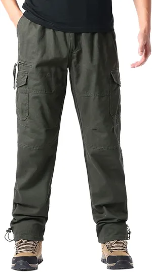 Cargo Pants for Mens Mens Fashion Casual Multi Pocket Zipper Buckle Male Cargo Pants Outdoor Pants Pantalones De Hombre