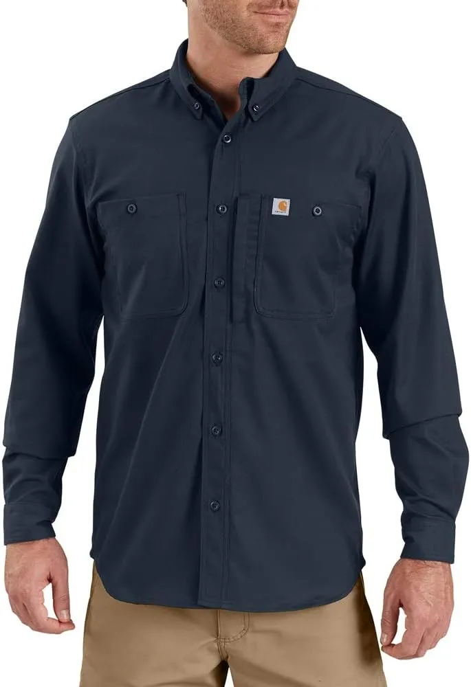 Carhartt Men's Rugged Professional Series Relaxed Fit Canvas Long Sleeve Work Shirt
