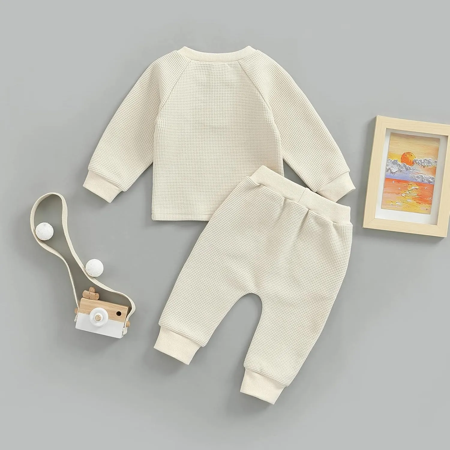 CIYCUIT Toddler Baby Boy Clothes Long Sleeve Sweatshirt Pants Set Fall Winter Outfits