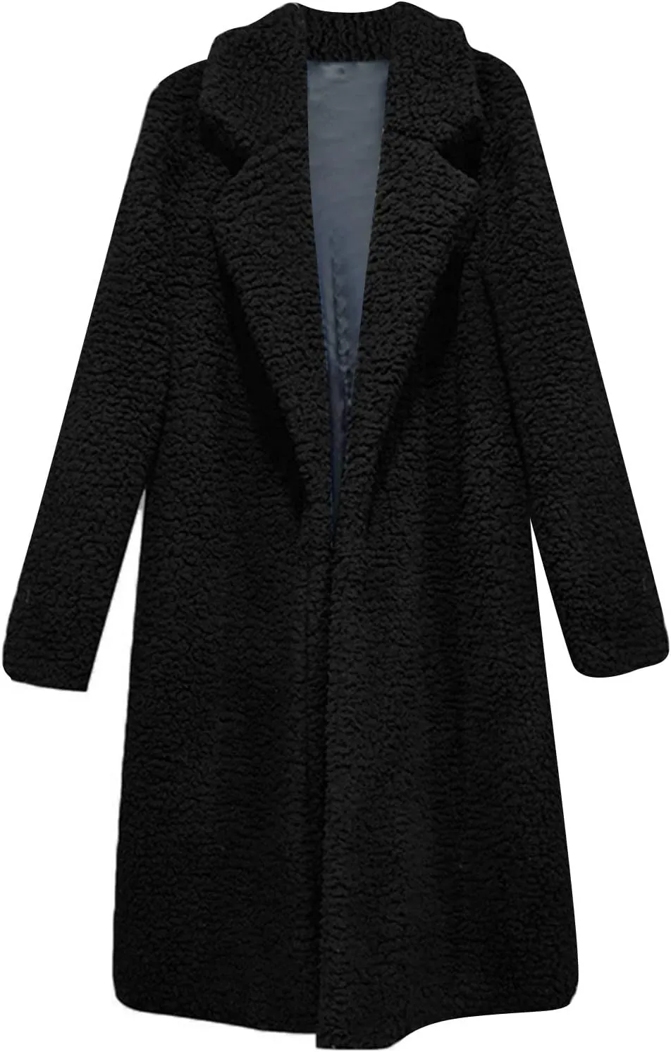 cooki Fur Coats for Women Faux Fur Jackets Fall Fashion Women's 2023 Winter Open Front Long Shaggy Coat Outerwear Fall Jacket