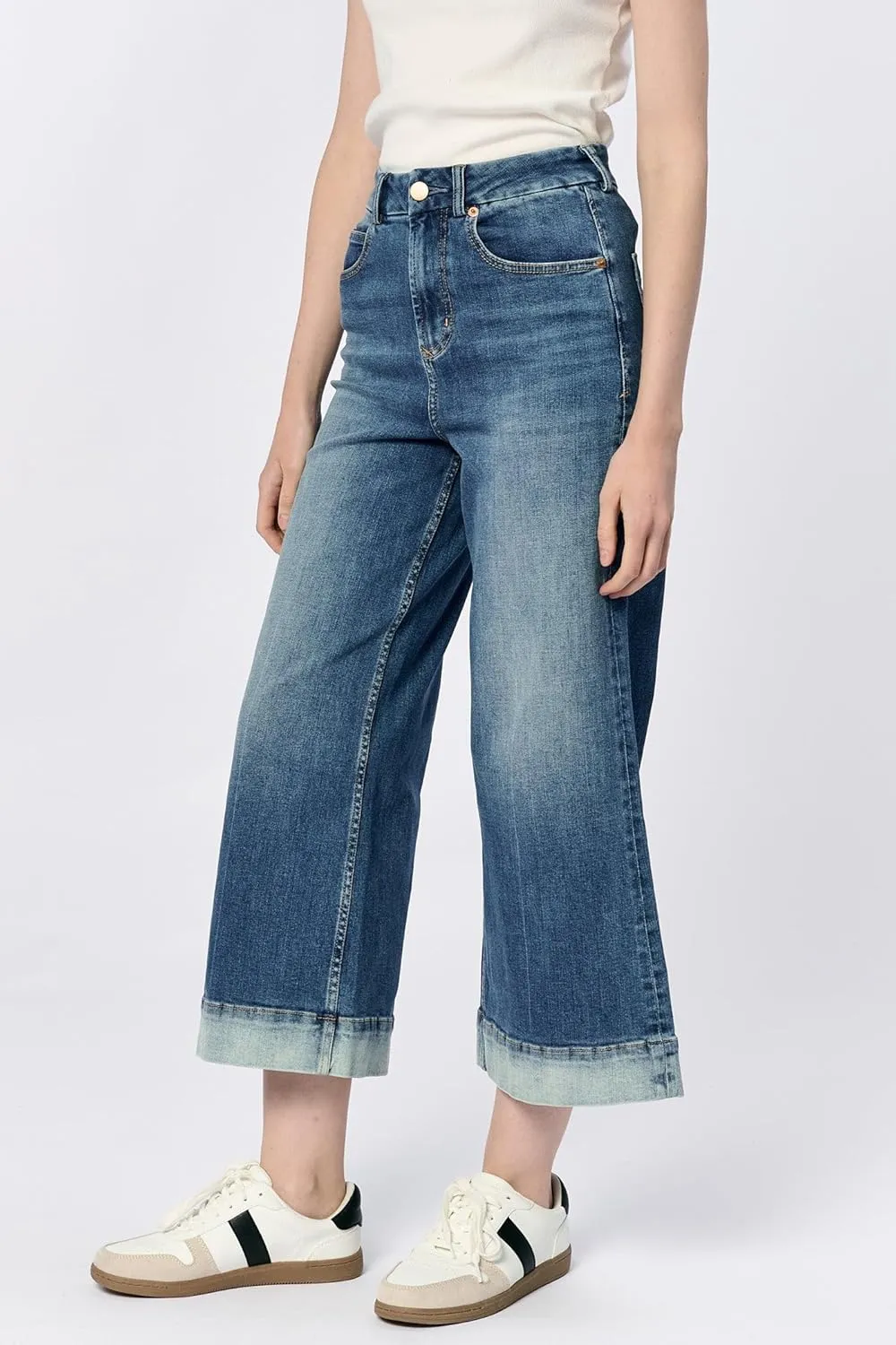 DEAR JOHN Audrey Wide Leg Women's Jean High Rise