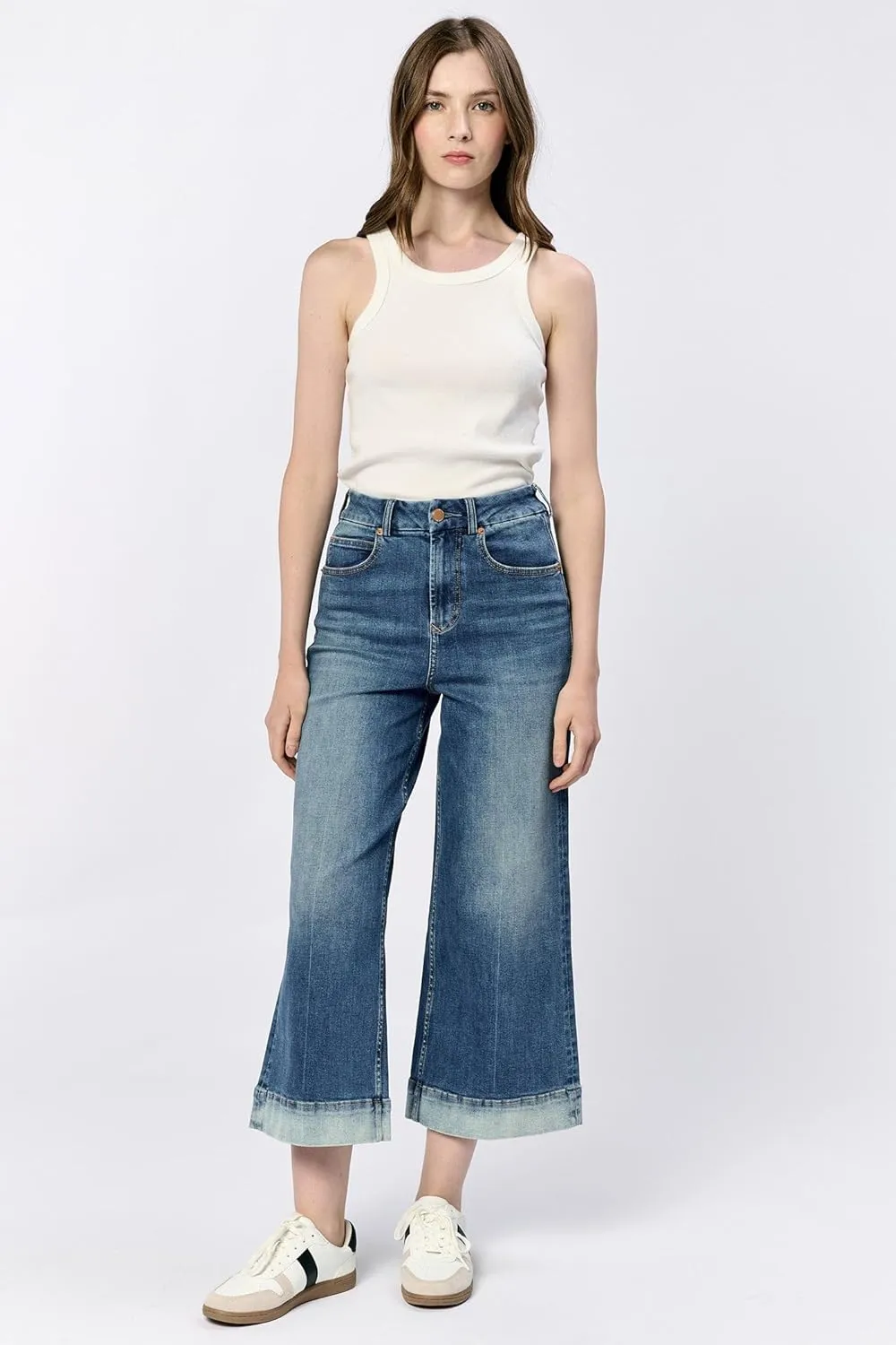 DEAR JOHN Audrey Wide Leg Women's Jean High Rise
