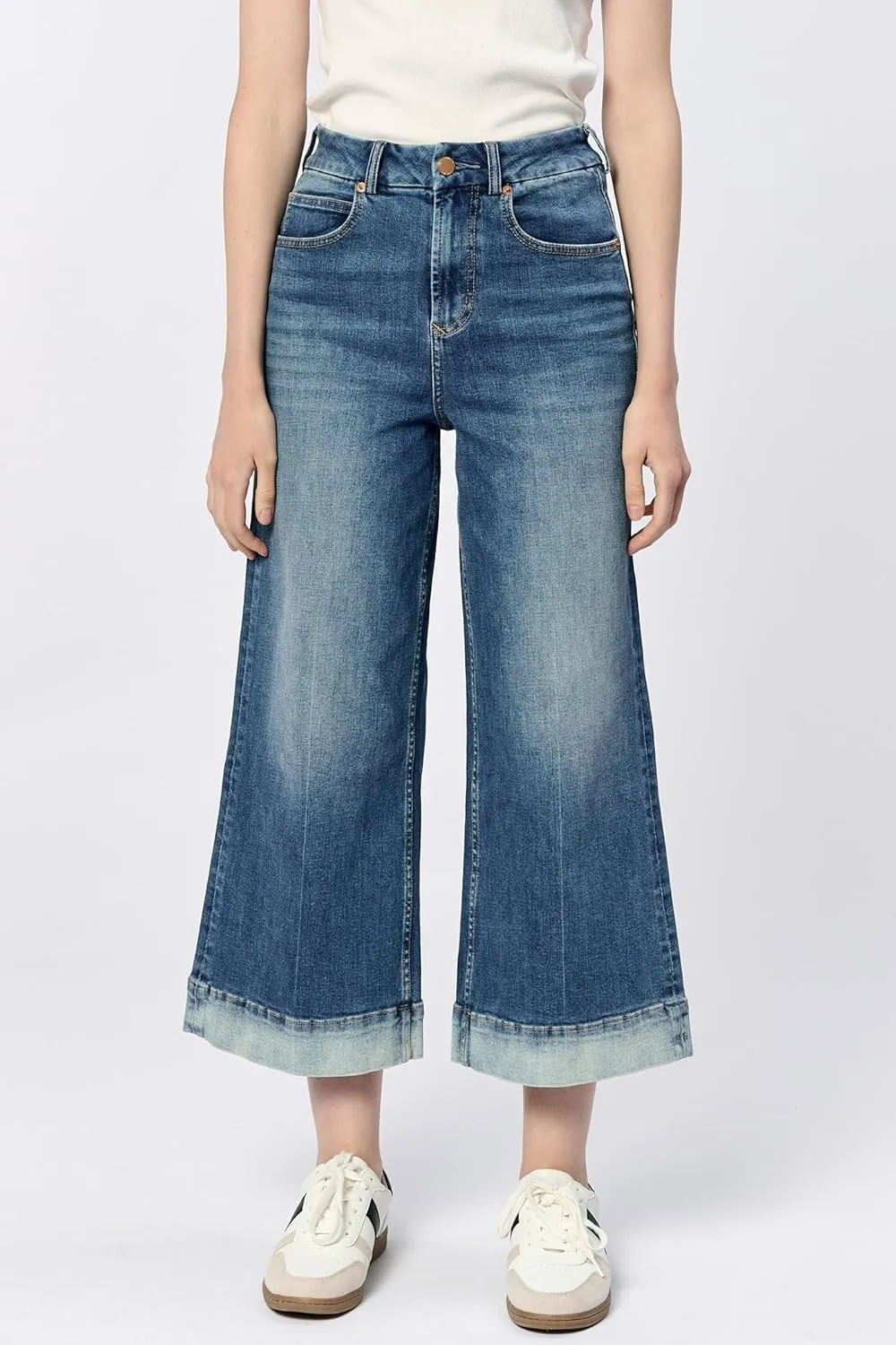 DEAR JOHN Audrey Wide Leg Women's Jean High Rise