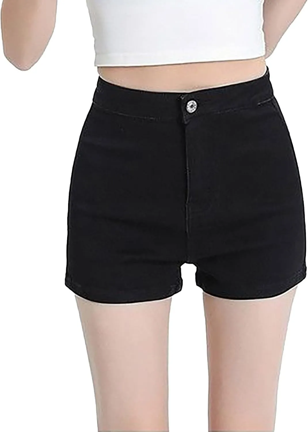 Denim Shorts Women Jean Shorts High Waisted Stretchy Casual Straight Leg Jeans Trendy Summer Fashion 2025