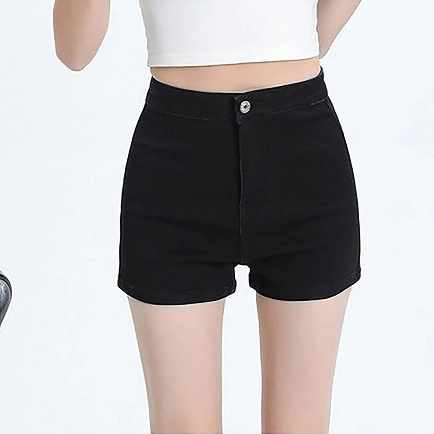 Denim Shorts Women Jean Shorts High Waisted Stretchy Casual Straight Leg Jeans Trendy Summer Fashion 2025