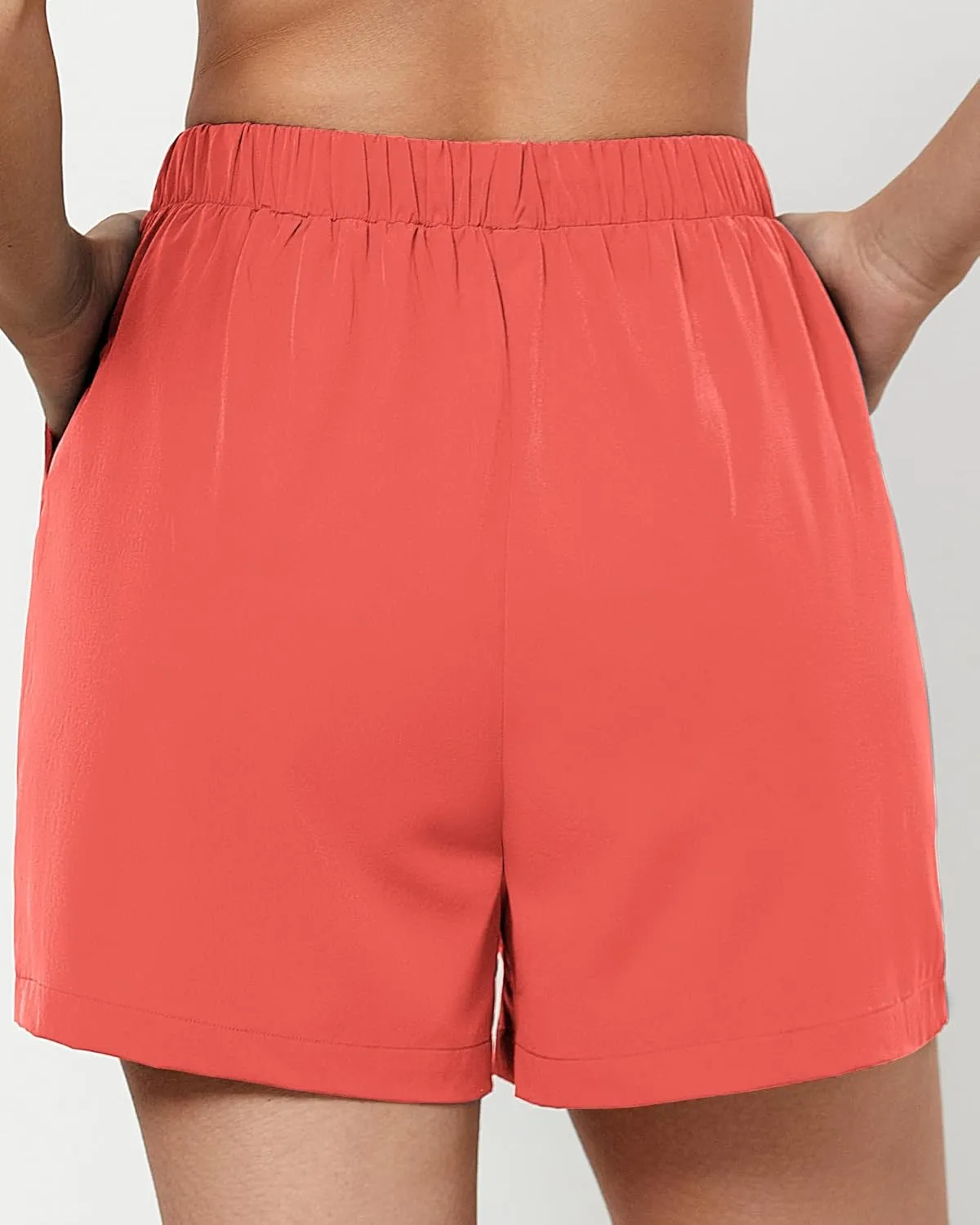 GRAPENT Athletic Shorts for Women High Waisted Casual Exercise Hiking Quick Dry Sports Gym Running Shorts with Pockets