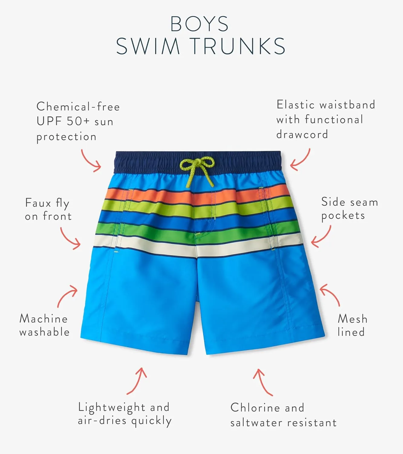 Hatley Boys' Swim Board Shorts