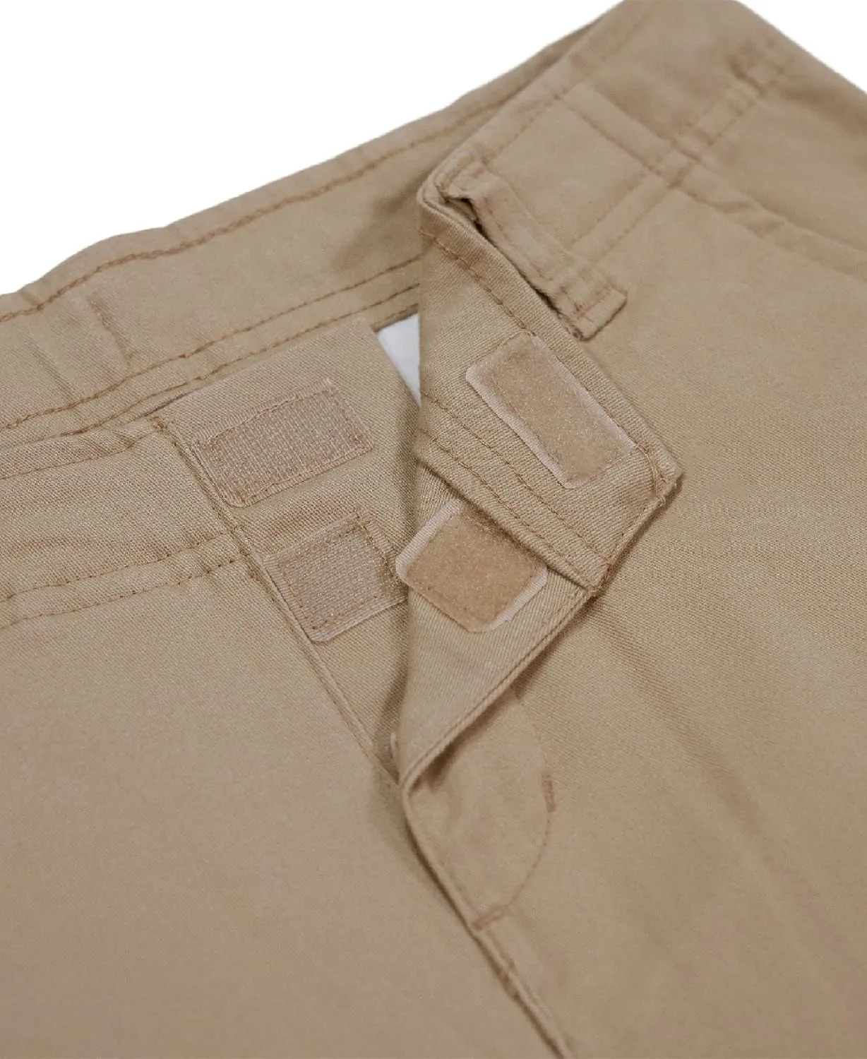 IZOD Boys' School Uniform Adaptive Chino Pants, Adjustable Waistband, Velcro Closure & Faux Buttons