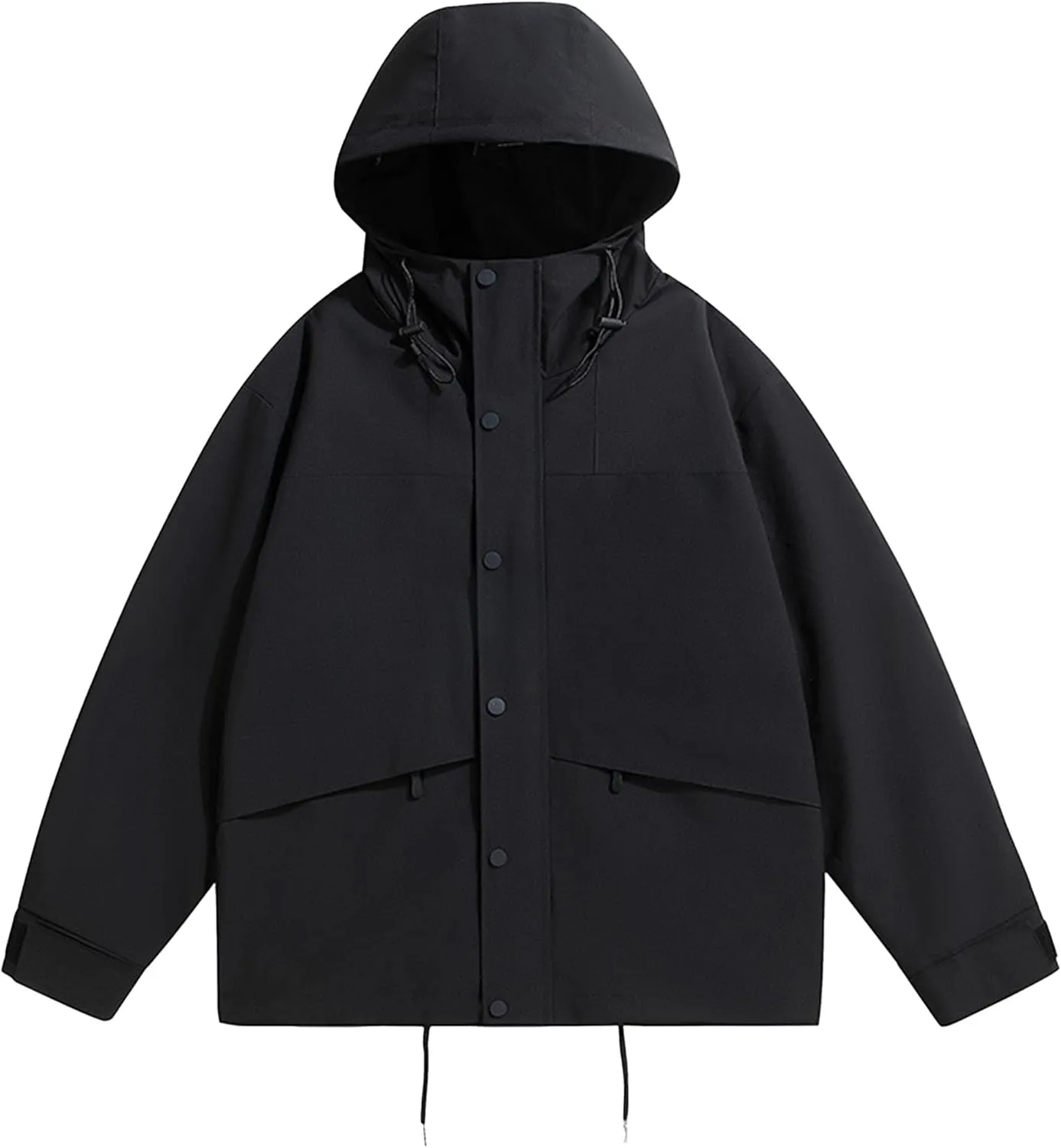 JEShifangjiusu Men'S Windbreaker Jacket Lightweight Water-Resistant Windbreakers Outdoor Softshell Raincoat For Hiking Travel