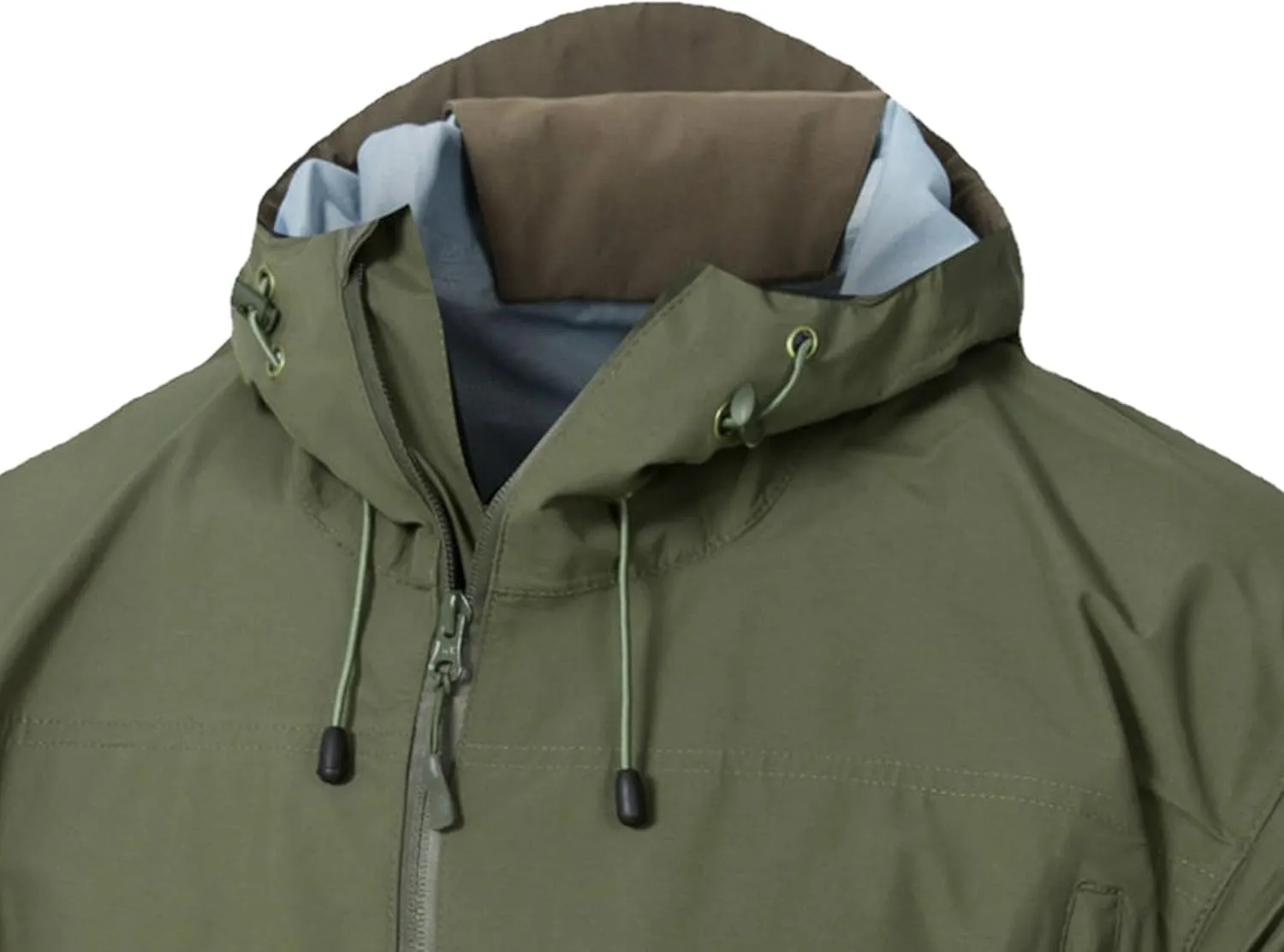 JEShifangjiusu Men'S Zipper Windbreaker Jacket Lightweight Water-Resistant Windbreakers Outdoor Waterproof Hooded Raincoat