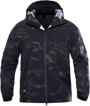JEShifangjiusu Men'S Zipper Windbreaker Jacket Lightweight Water-Resistant Windbreakers Outdoor Waterproof Hooded Raincoat