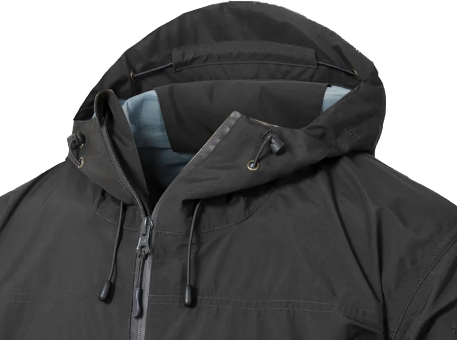 JEShifangjiusu Men'S Zipper Windbreaker Jacket Lightweight Water-Resistant Windbreakers Outdoor Waterproof Hooded Raincoat