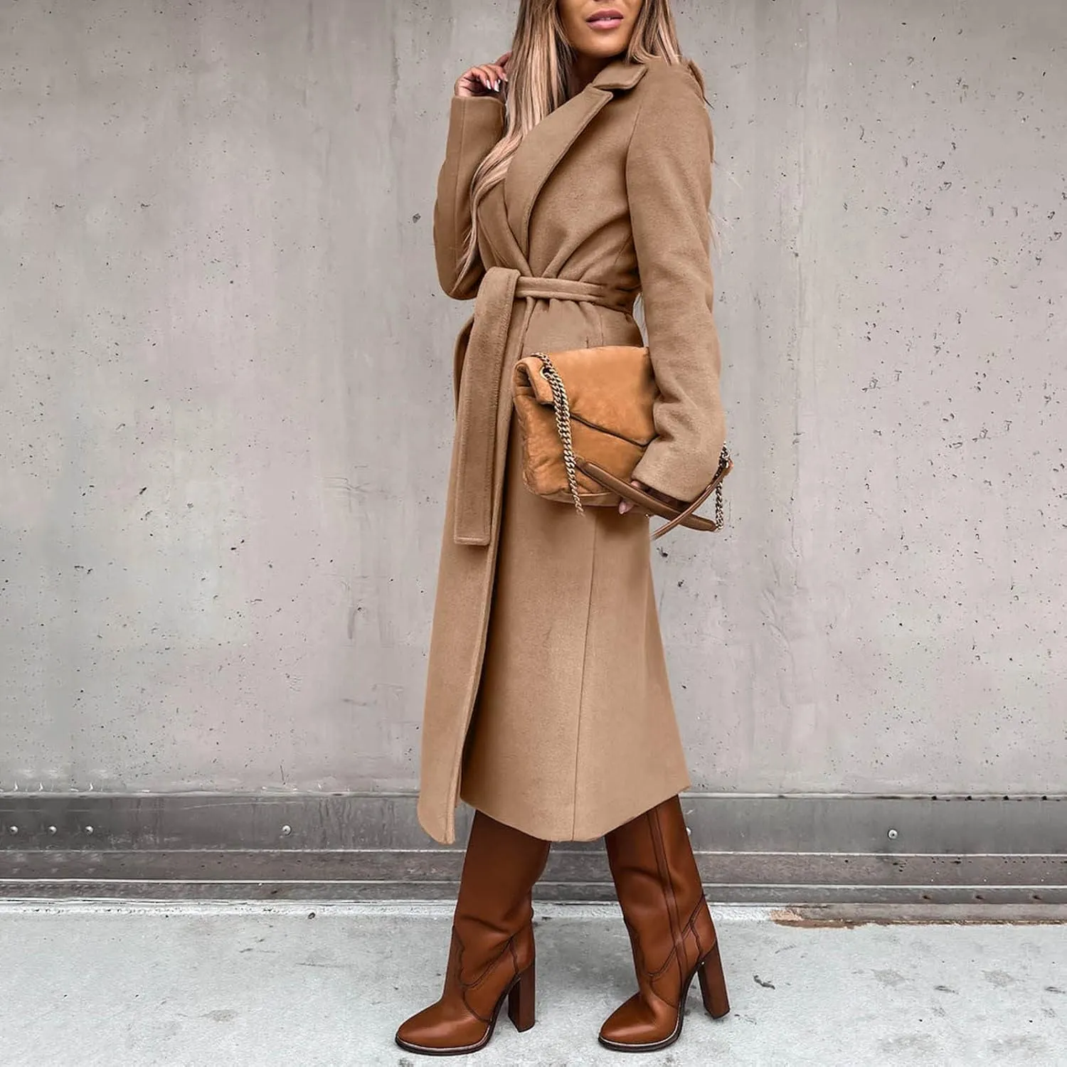 LCMTWX Winter Coats for Women Winter Office Sleeveless Button Woolen Jacket Coat Long Coats for Women Dressy Winter Coat