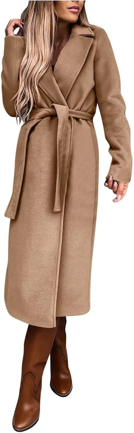 LCMTWX Winter Coats for Women Winter Office Sleeveless Button Woolen Jacket Coat Long Coats for Women Dressy Winter Coat