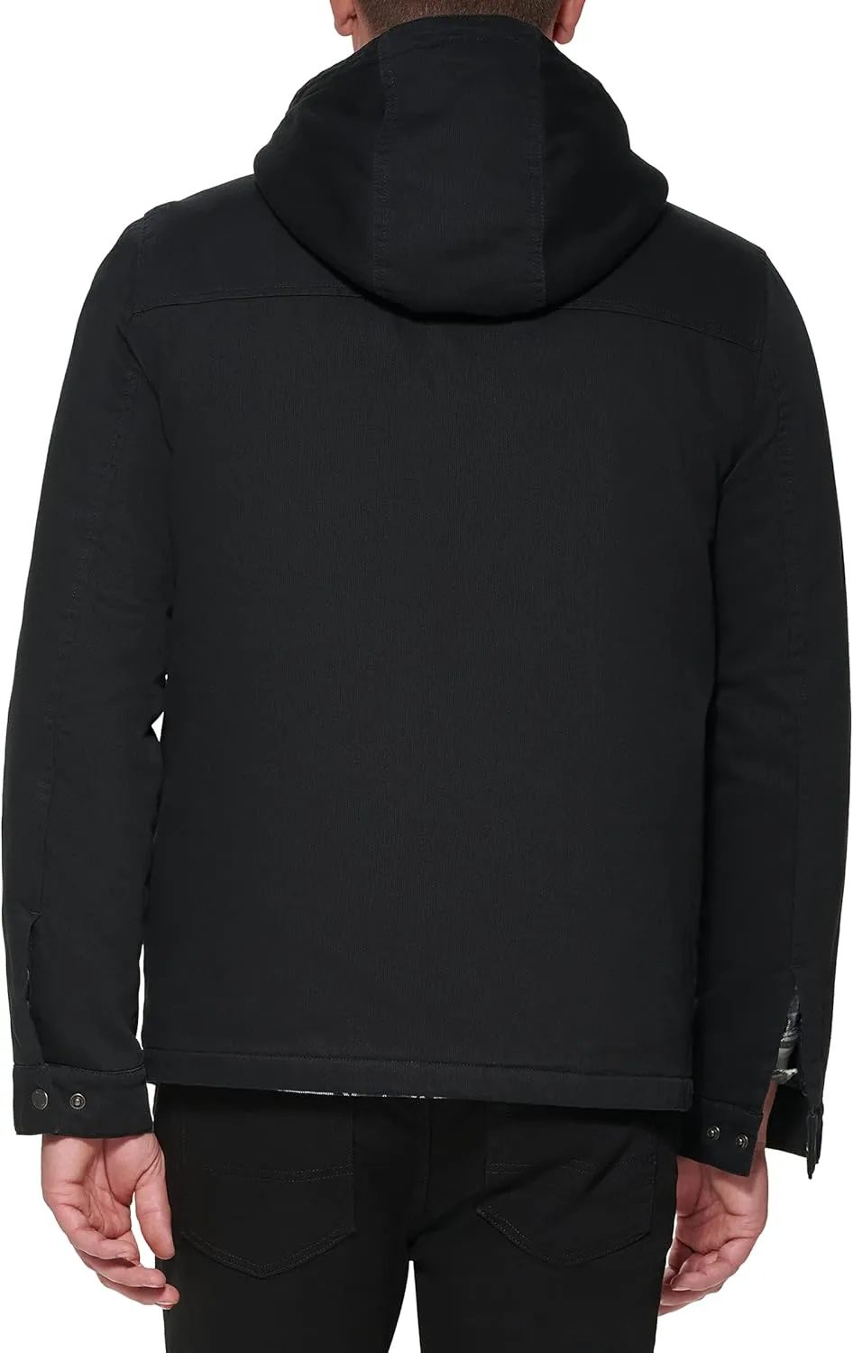 Levi's Men's Legacy Washed Cotton Hooded Military Jacket