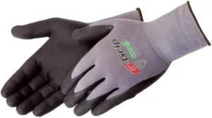 Liberty Glove & Safety G-Grip Nitrile Micro-Foam Palm Coated Seamless Knit Work Gloves with 13-Gauge Gray Nylon Shell (2 Dozen) (Extra Large)