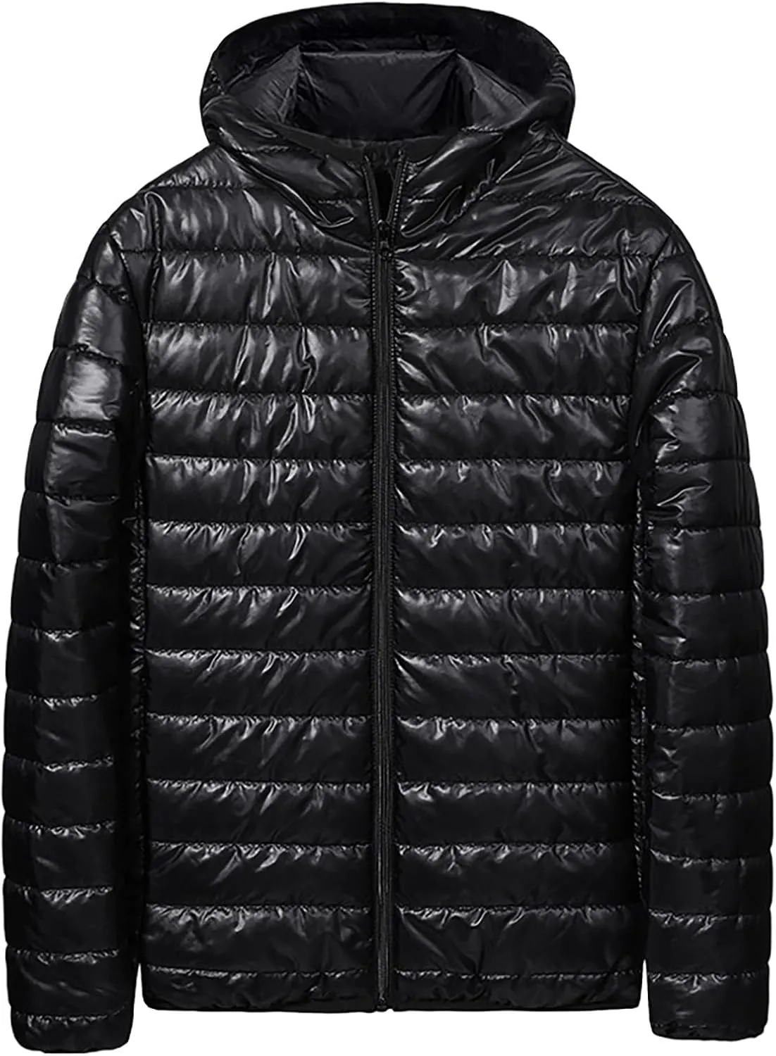 Lightweight for Men Puffer Jacket Winter Warm Light Insulated Puffer Short Coats Plus Size Quilted Winter Down Coat