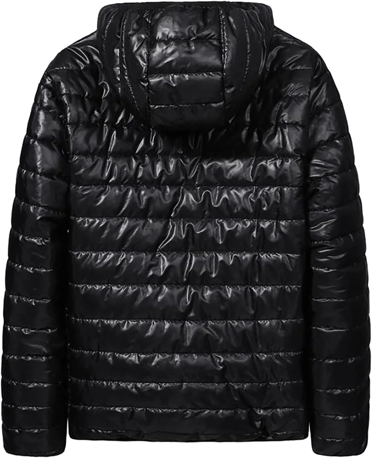 Lightweight for Men Puffer Jacket Winter Warm Light Insulated Puffer Short Coats Plus Size Quilted Winter Down Coat