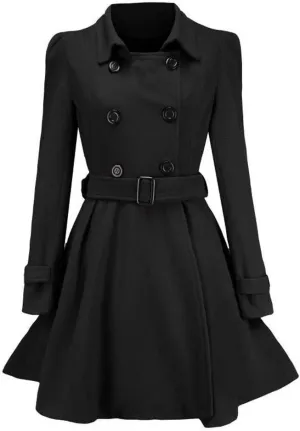Long Trench Coat for Women Button Down Women Jackets Trench Coats for Women 2023 Peacoat Womens Coat House Coat Women