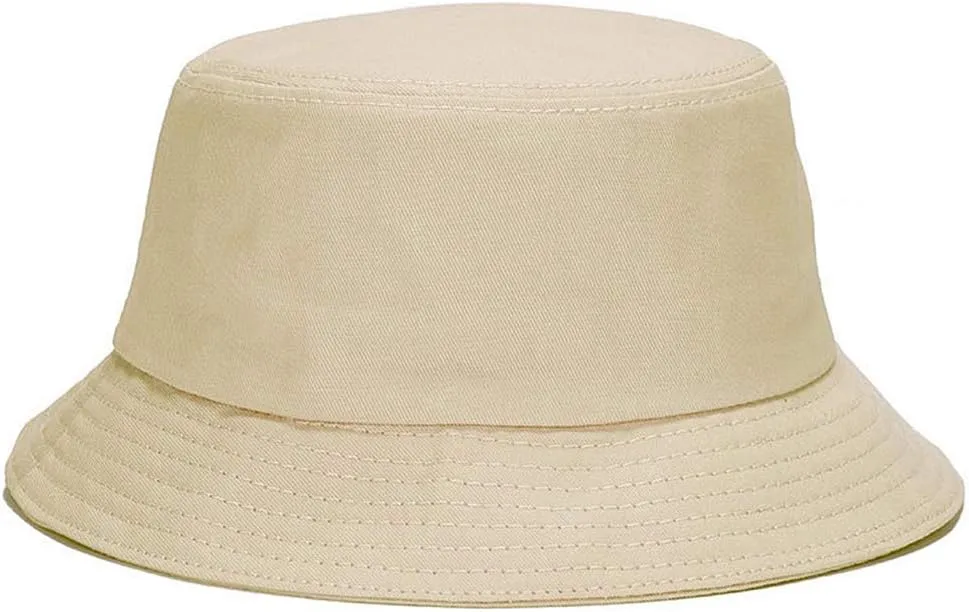 Magik 100% Fine Cotton Bucket Hat Cap Cotton Fishing Boonies Brim Visor Sun Safari Camping Men Women