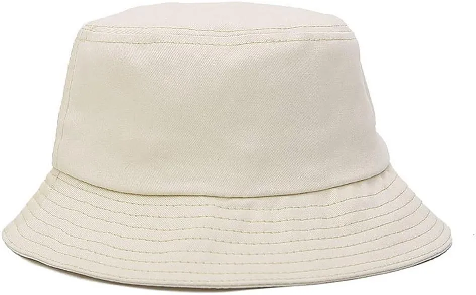 Magik 100% Fine Cotton Bucket Hat Cap Cotton Fishing Boonies Brim Visor Sun Safari Camping Men Women