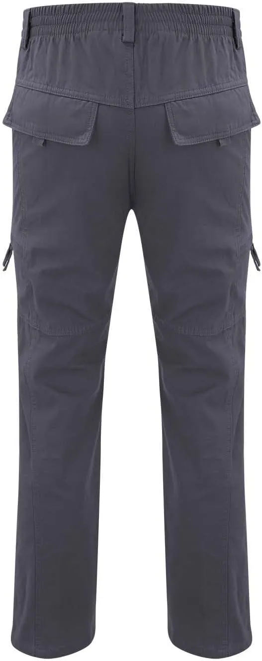 Mens Cargo Pant Men's Casual Waisted Multi Pocket Solid Color Pants Street Bib Pants Men's Bib Pantalones para Trabajar