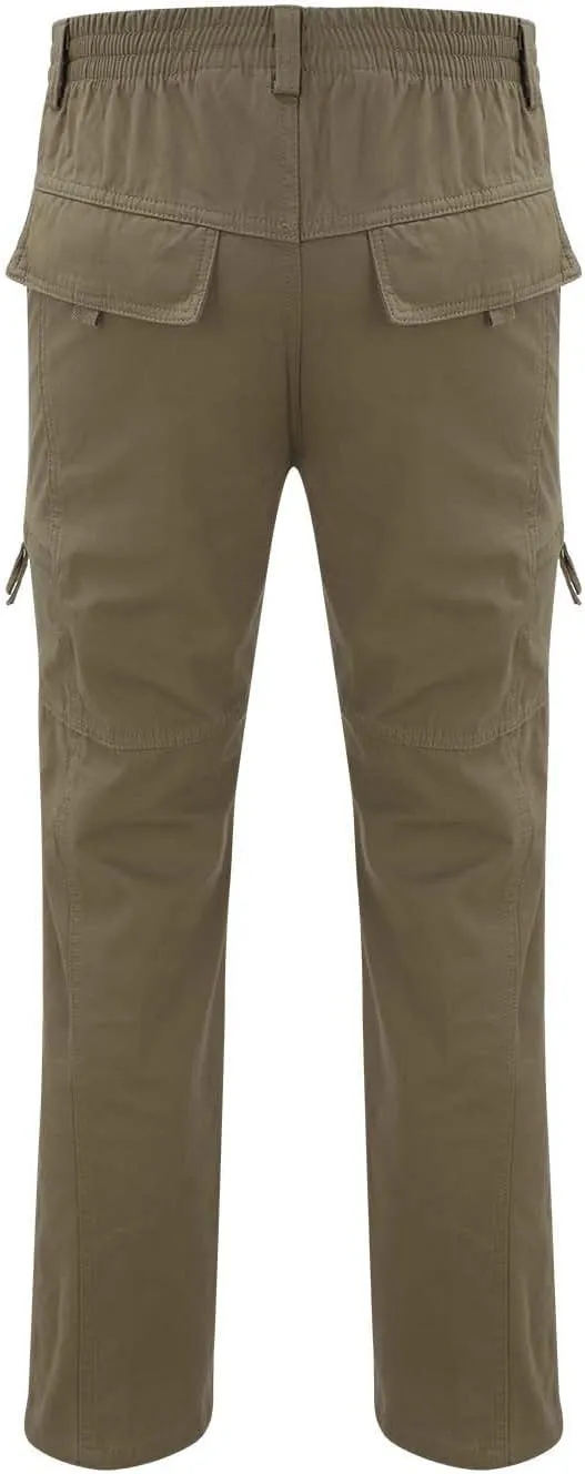 Mens Cargo Pant Men's Casual Waisted Multi Pocket Solid Color Pants Street Bib Pants Men's Bib Pantalones para Trabajar