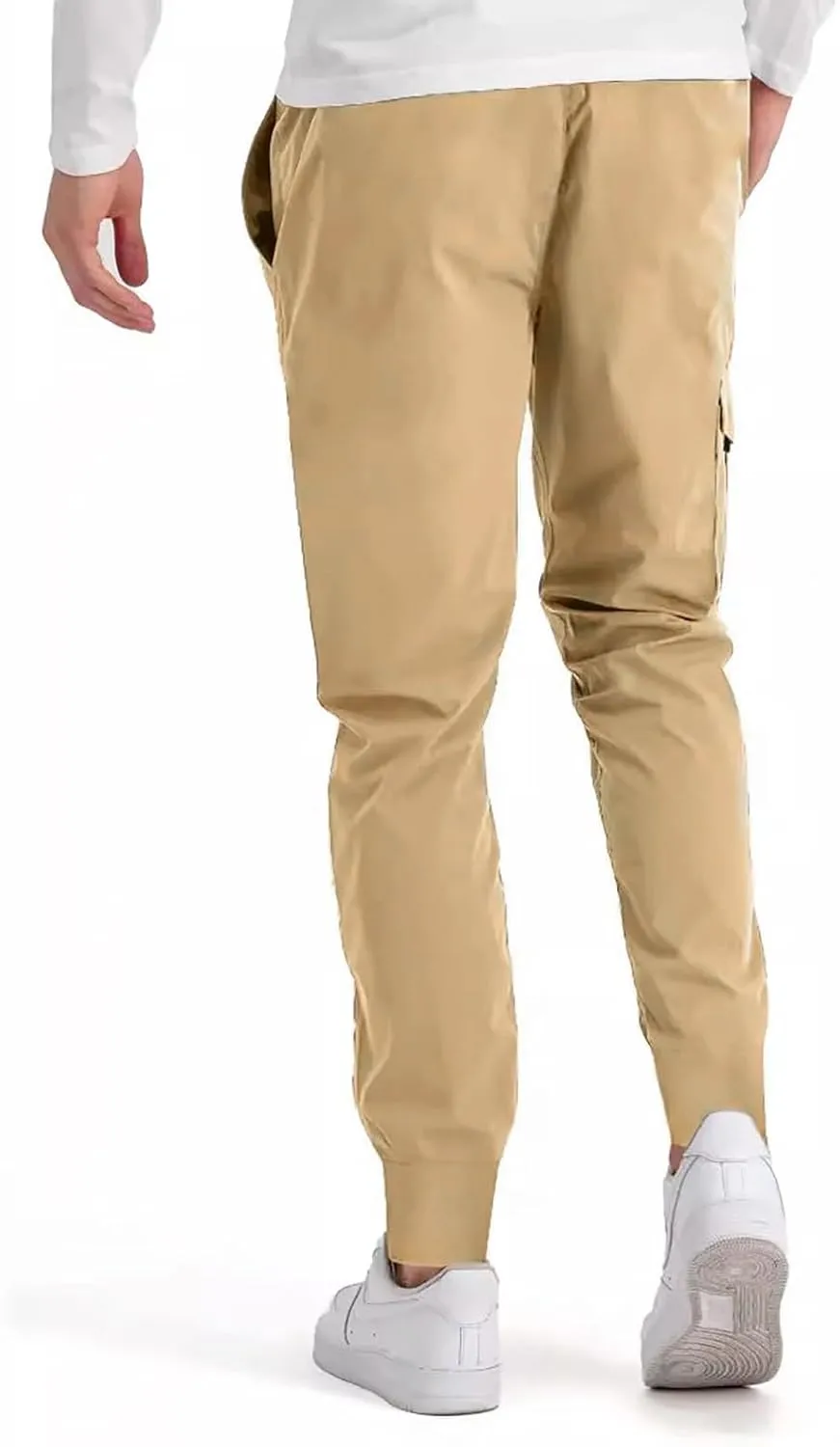 Mens Cargo Pants with Pockets Men's Casual Waisted Multi Pocket Solid Color Pants Men's Pantalones Cargo De Hombre