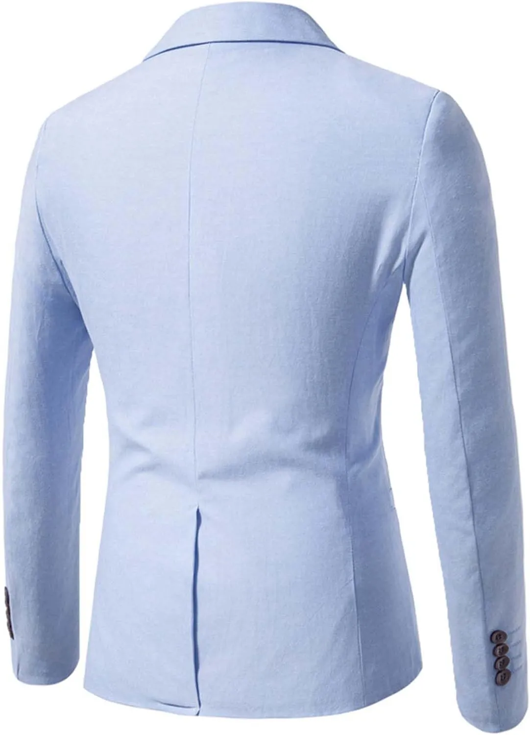 Mens Casual Blazer One Button Slim fit Lightweight Sport Coat Lapel Neck Long Sleeve Suit Blazer Jacket with Pockets