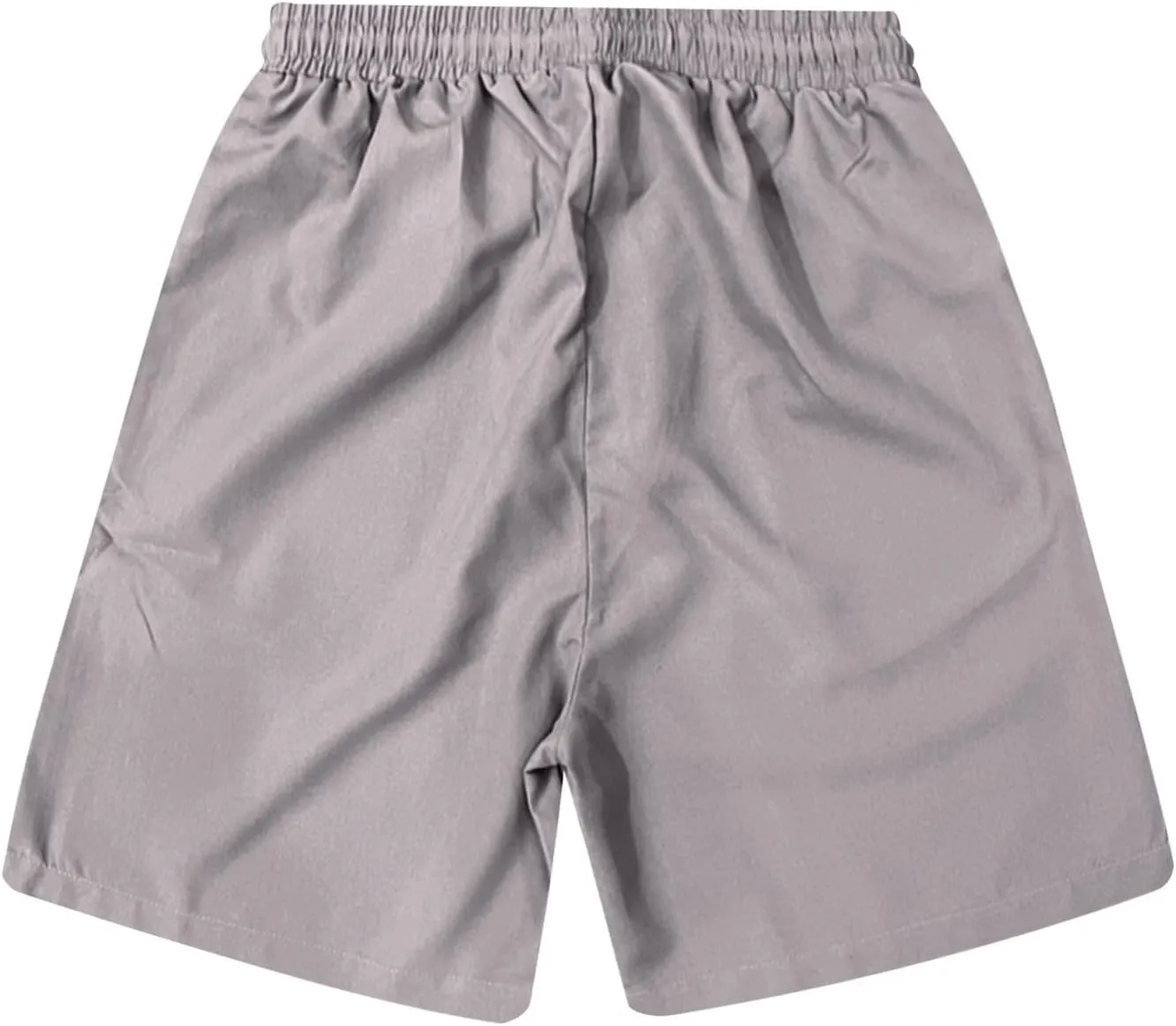 Men's Casual Shorts Drawstring Twill Chino Golf Shorts Elastic Waist Lightweight Summer Beach Stretch Trousers