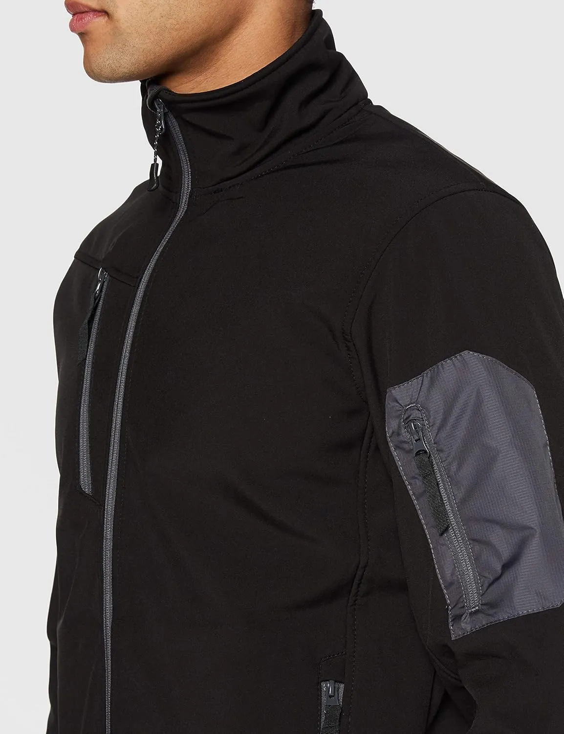 Men's Professional Arcola Wind Resistant 3-Layer Waterproof Membrame Softshell Jacket