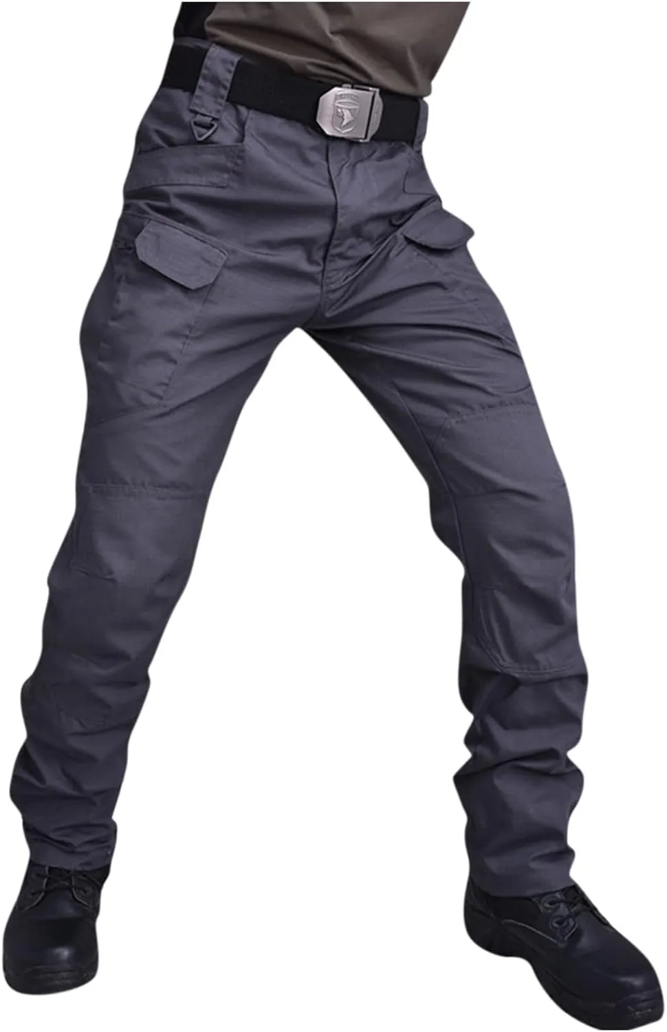 Men's Tactical Pants Water-Resistant Military Cargo Pants Lightweight EDC Pockets Outdoor Hiking Work Pants