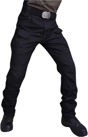 Men's Tactical Pants Water-Resistant Military Cargo Pants Lightweight EDC Pockets Outdoor Hiking Work Pants