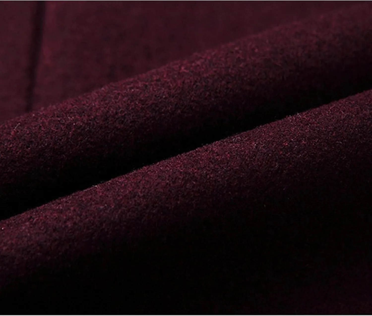 Men's Trench Coat Wool Blend Slim Fit Top Coat Single Breasted Business Overcoat Peacoat Men's
