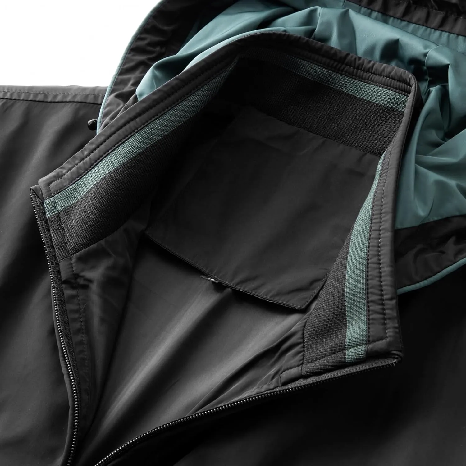 Mens Windproof Jacket Zip Up Hooded Waterproof Windbreakers Loose Lightweight Coats Raincoat Activewear for Hiking
